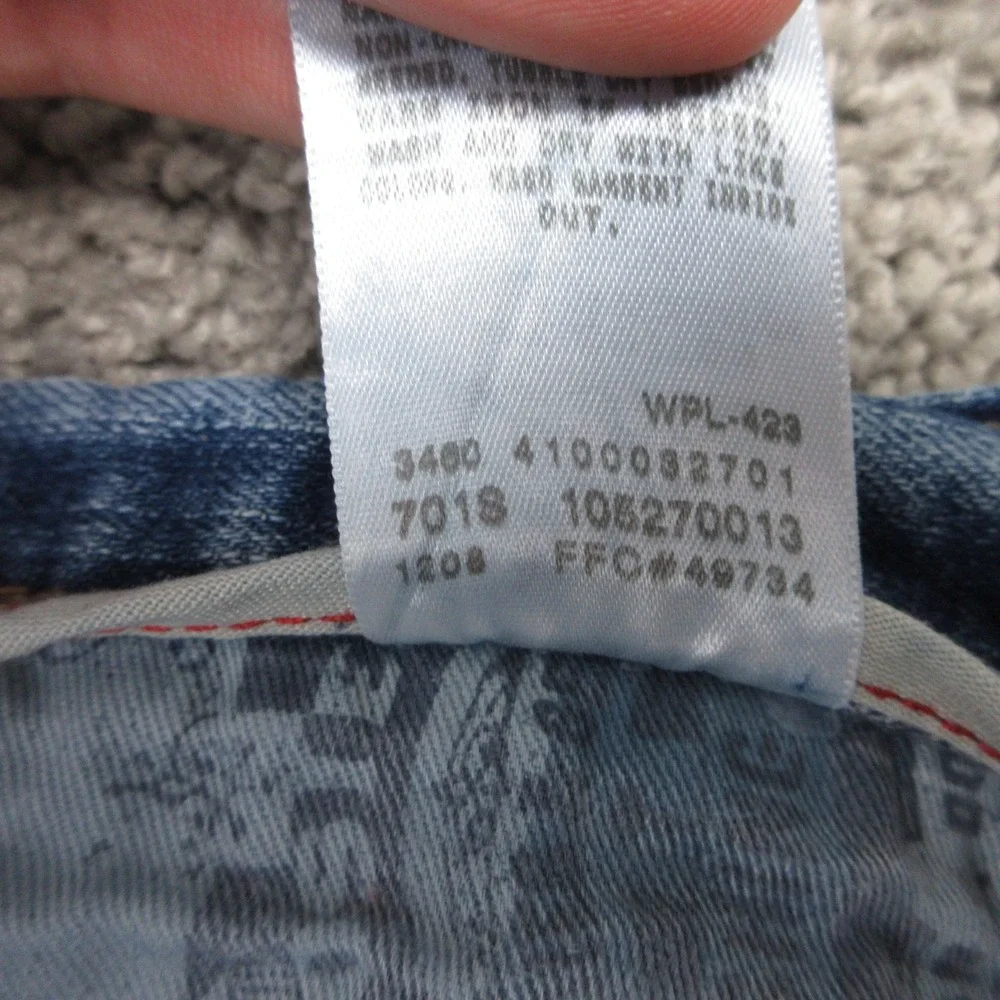VIntage Levis Jeans Mens 34x32 Blue 527 Low Bootcut Western Faded Denim Y2K Pant